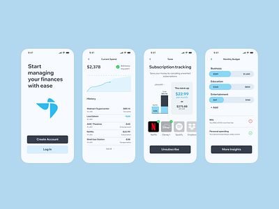 Freedom Banking App app banking financial freedom mobile ui ux