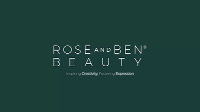 Rose and Ben beauty logo animation 2d animation animation beauty logo animation elegant logo reveal handwritten logo animation logo logo animation logo reveal motion graphics motiongraphics