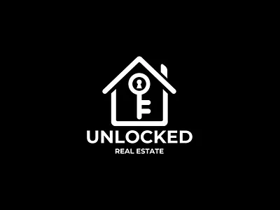 Logo animation for Unlocked 2d animation animation house animation key animation logo logo animation logo intro logo reveal motion graphics motiongraphics real estate logo real estate logo animation