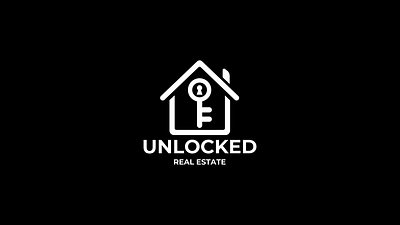 Logo animation for Unlocked 2d animation animation house animation key animation logo logo animation logo intro logo reveal motion graphics motiongraphics real estate logo real estate logo animation