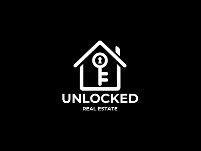 Logo animation for Unlocked 2d animation animation house animation key animation logo logo animation logo intro logo reveal motion graphics motiongraphics real estate logo real estate logo animation