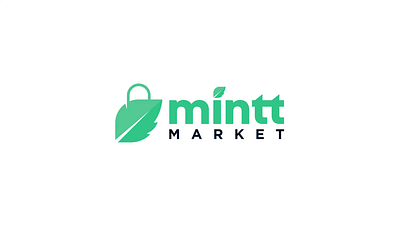 Logo animation for Mintt 2d animation animation dots animation ecommerce animation leaf animation leaf logo animation leaf logo reveal leaf outro logo logo animation logo intro logo outro logo reveal motion graphics motiongraphics shape animation shopping animation