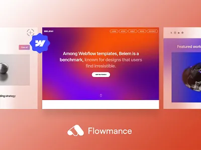 💻 Belem - Agency Webflow Template agency template design ui ux webflow webflow template webflowtemplate websitedesign