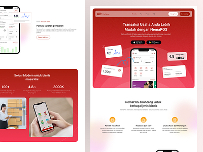 POS Nema - Project app branding pos web website