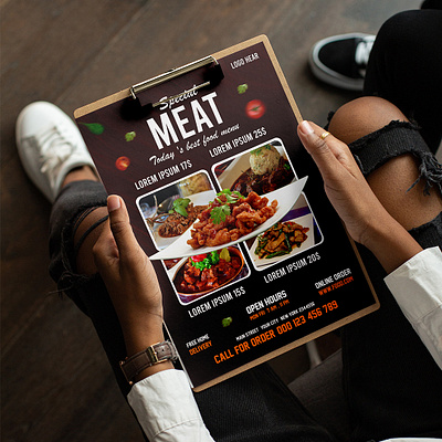 Restaurant flyer design flyer flyer design graphic design motion graphics restaurant flyer restaurant flyer design