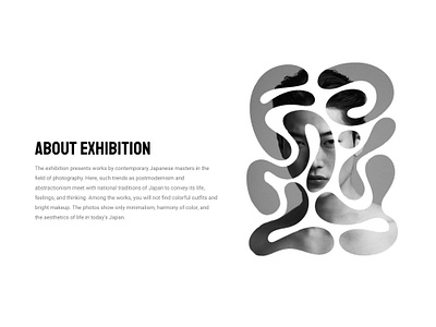 Design of website adobe photoshop design exhibition japan landing page minimalism modern design photo uiux web design website wordpress