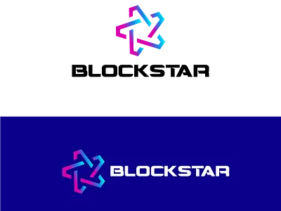 blockstar logo logodesign logomark
