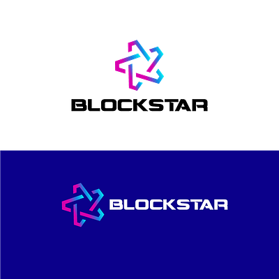 blockstar logo logodesign logomark