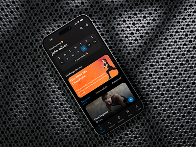 Fitness App Design android appdesign creative design enthusiasm fitness fitnesslife fitnessmotivate gym health healthylife strength ui uiux unique workout