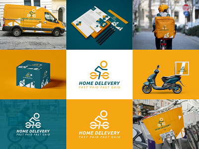 Delivery Logo Deaign | Brand Kit Design | Logo Style Guidelines animation brand kit brand style guidelines branding business logo delivery logo design food delivery logo gradeint graphic design iconic identity illustration logo logo design modern modern logo motion graphics restaurant logo uinque logo