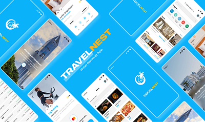 Case Study: TravelNest ( Hotel Booking App) app design app redesign branding design designers figma product design ui ui designers uiux design website design website redesign