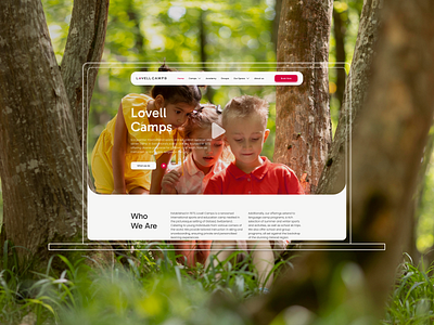 Lovell Camps branding creative direction design design studio graphic design illustration logo ui ux vector