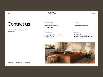 Contact page design contact design minimal typography ui ux web webdesign website