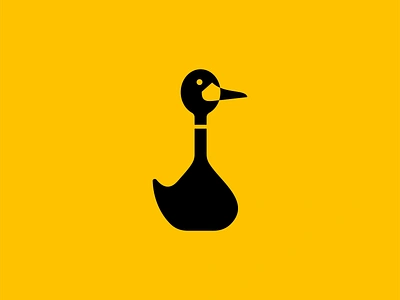 Duck Logo animal bird branding cute design duck emblem farm icon illustration lake logo mark minimalist modern restaurant vector