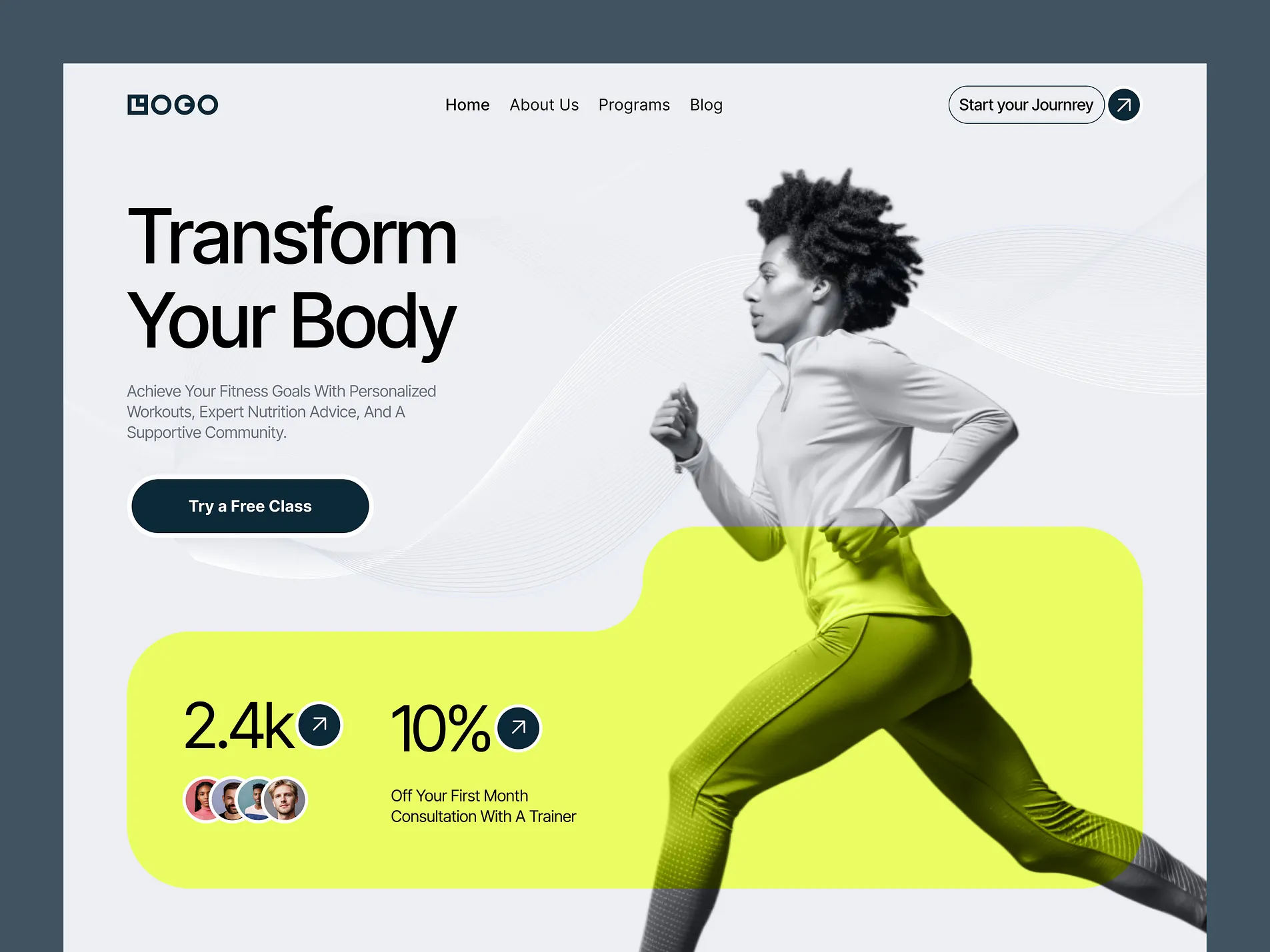 Fitness - Website Design branding ecommerce ui ux design web design website