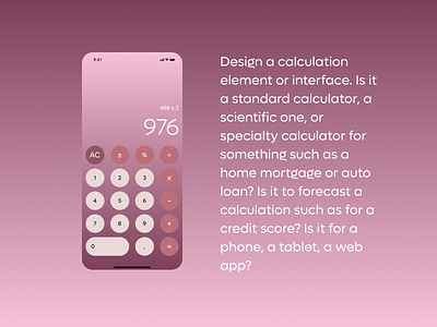 Prompt: Calculation #DailyUI dailyui ui