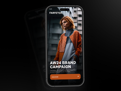 FARFETCH AW24 Brand Concept adobe photoshop adobephotoshop app branding design figma graphic design illustration landing landing page landing page 2024 logo typography ui ux uxui vector web webdesign webdesign2024