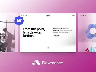 🎨 Toulon – Agency Webflow Template 🎨 agency template design figma template ui ux webflow webflow template webflowtemplate websitedesign