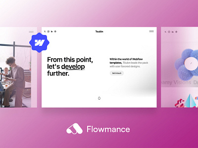 🎨 Toulon – Agency Webflow Template 🎨 agency template design figma template ui ux webflow webflow template webflowtemplate websitedesign