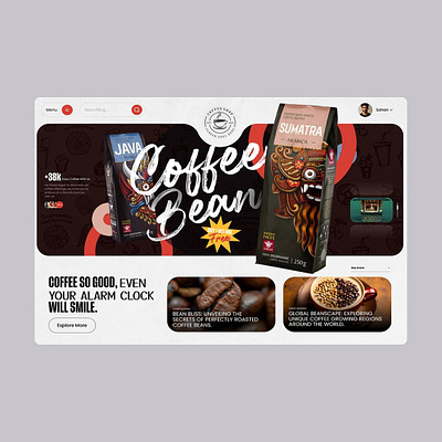 Coffee Shop Website Design! 🙃 cafe branding cafe design coffee culture coffee house coffee lovers coffee shop coffee shop design coffee website creative web design design inspiration dribbble design food and beverage design landing page design minimal design responsive design ui design ux design web design website inspiration