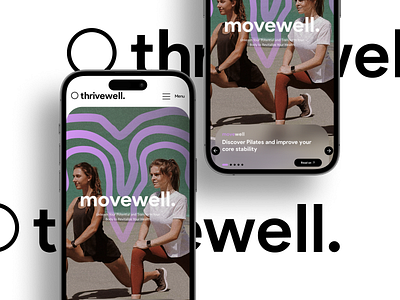 Thrivewell branding creative direction design design studio graphic design logo ui ui design