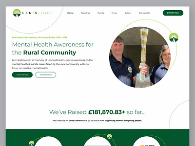 Mental Health Awareness for the Rural Community: Website UI/UX chairty design farming farming community figma mental health mental health awareness mockup rural community ui ux web design web development