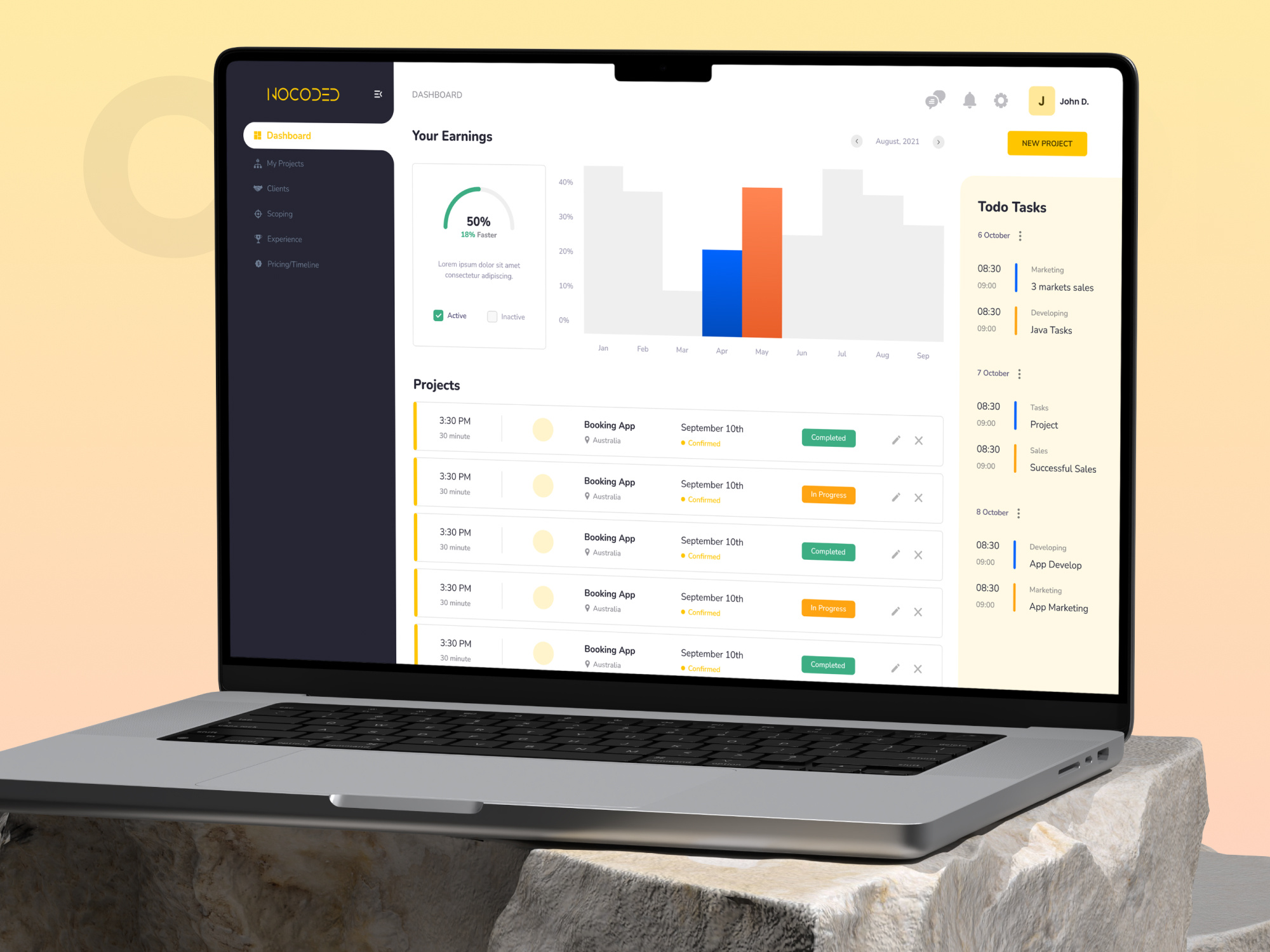 One Code Web App Design custom website figma website website design