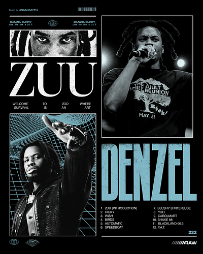 Denzel Curry Brutalism brutalism graphic design merch design tshirt design vectors