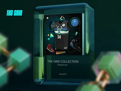 3D Illustration - NFT Collectibles & Dashboard 2d 3d 3d illustration ai branding dashboard design graphic design gym illustration jordan logo nft sports ui user interface ux