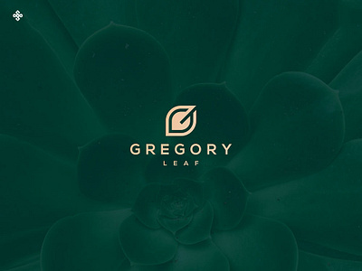 Gregory Leaf 3d branding graphic design leaf logo motion graphics