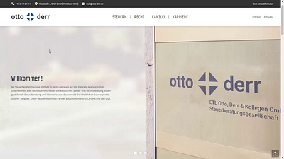 Otto+Derr Tax Consultancy branding consulting strategy ui ux webdesign webflow