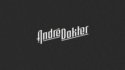 André Dokter Sketch III block branding clean creative custom design grid identity lettering logo logotype minimal process rebranding restaurant sketch type typography