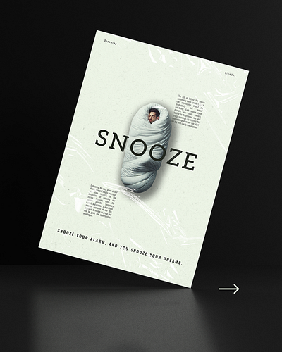 Snooze Project adobe illustrator adobe photoshop bangalore designer figma flyer graphiks graphiksdeign minimal modern poster design stationary design typography