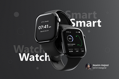 Smart Watch Design apple watch design interaction interactions motion graphics presentation product design prototype prototyping show case smart watch ui ui design uiux ux design