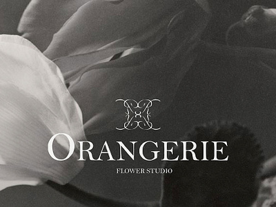 Orangeric flower studia logo branding graphic design logo motion graphics