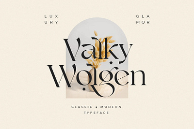 Valky Classic Modern Typeface By Vectify branding canva commercial use cricut design digital font display elegant graphic design heading headline illustration logo magazine minimalist modern font procreate serif font typeface wedding font