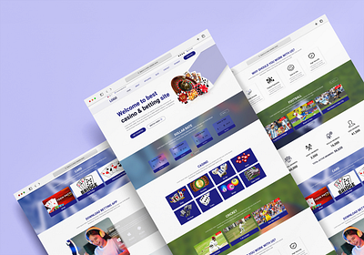 Onlile Betting Landing Page Design betting landing page betting page design figma graphic design landing page product design ui