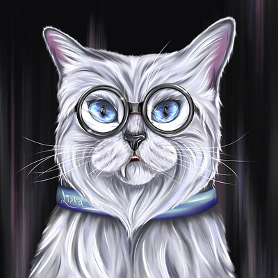 Great Max animals art cat graphic illustration illustrator procreate raster graphic животное иллюстратор иллюстрация кошка растр