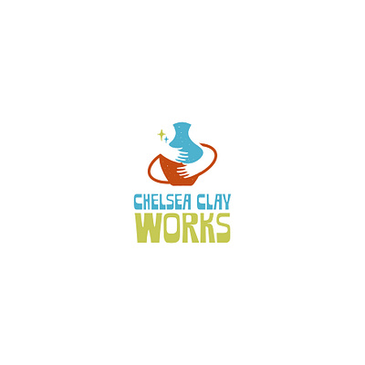 Chelsea Clay Works animation branding graphic design logo