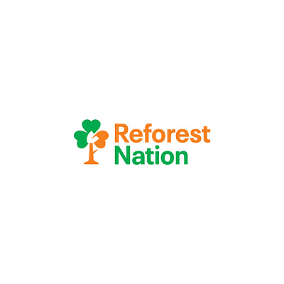 Reforest Nation animation branding graphic design logo