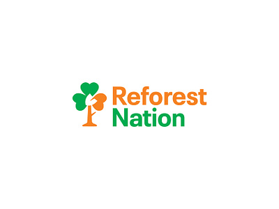 Reforest Nation animation branding graphic design logo