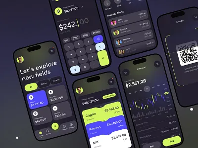 Crypto trading - Mobile app blockchain app crypto app crypto payments crypto ui crypto wallet cryptocurrency exchange crypto mobile design trading trading app