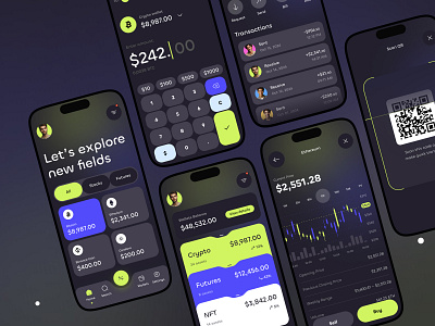 Crypto trading - Mobile app blockchain app crypto app crypto payments crypto ui crypto wallet cryptocurrency exchange crypto mobile design trading trading app