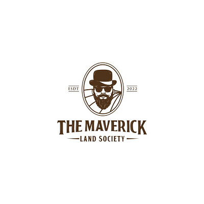 The Maverick animation branding graphic design logo