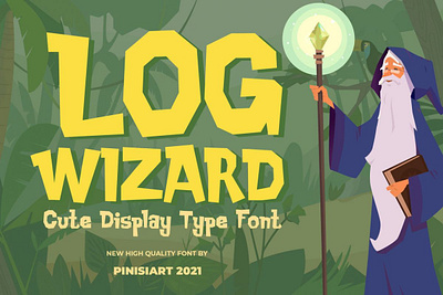 Log Wizard – Kids Font cute font display font