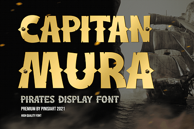 Capitan Mura – Pirate Display Font display font