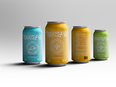 Nectar Sparkling Water advert branding design graphic design logo nectar sparkling water water