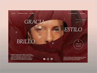 Beauty salon concept animation beauty beautysalon branding concept corporate identity e com e commerce e commerce platform figma landing landing page design landingpage product design startup design ui web web development webdesign website design