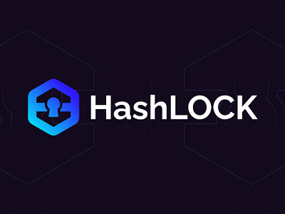 HashLOCK- Logo Design Concept blockchain branding creative crypto currency cyber decentralized defi focus lab hola lab logo logo design logo designer modern nfts security slack startup token web3