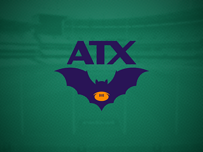 Austin Bats austin bat branding crest design football graphic design logo texas vector